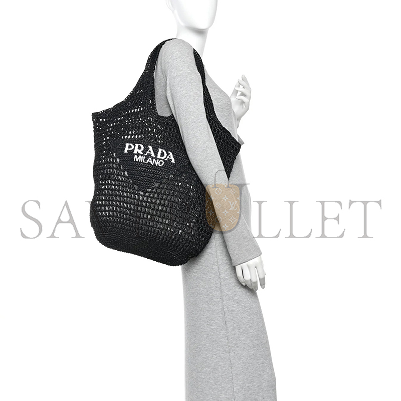 PRADA RAFFIA LOGO TOTE BAG 1BG424 (53*40cm)